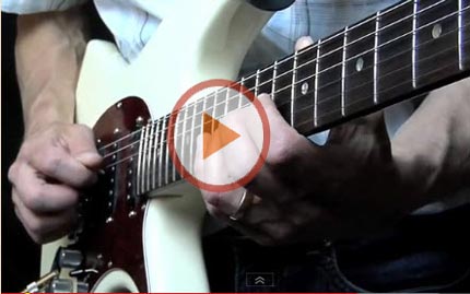 Guitar lick in stile Country