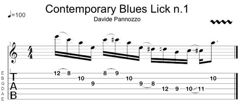 Lick blues Davide Pannozzo